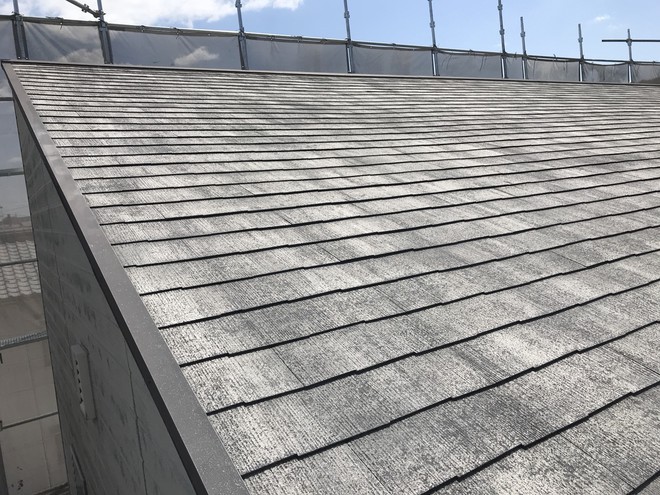 屋根フッ素塗装・外壁ガルバ鋼板改修 写真