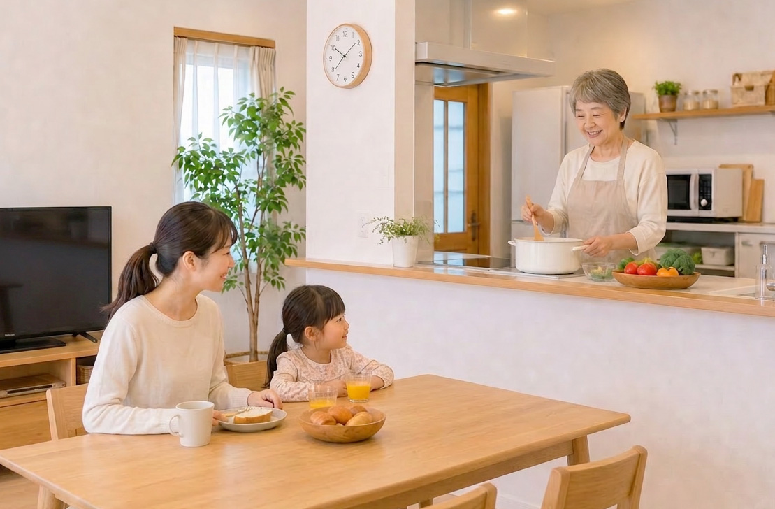 対面キッチンへのリフォーム
