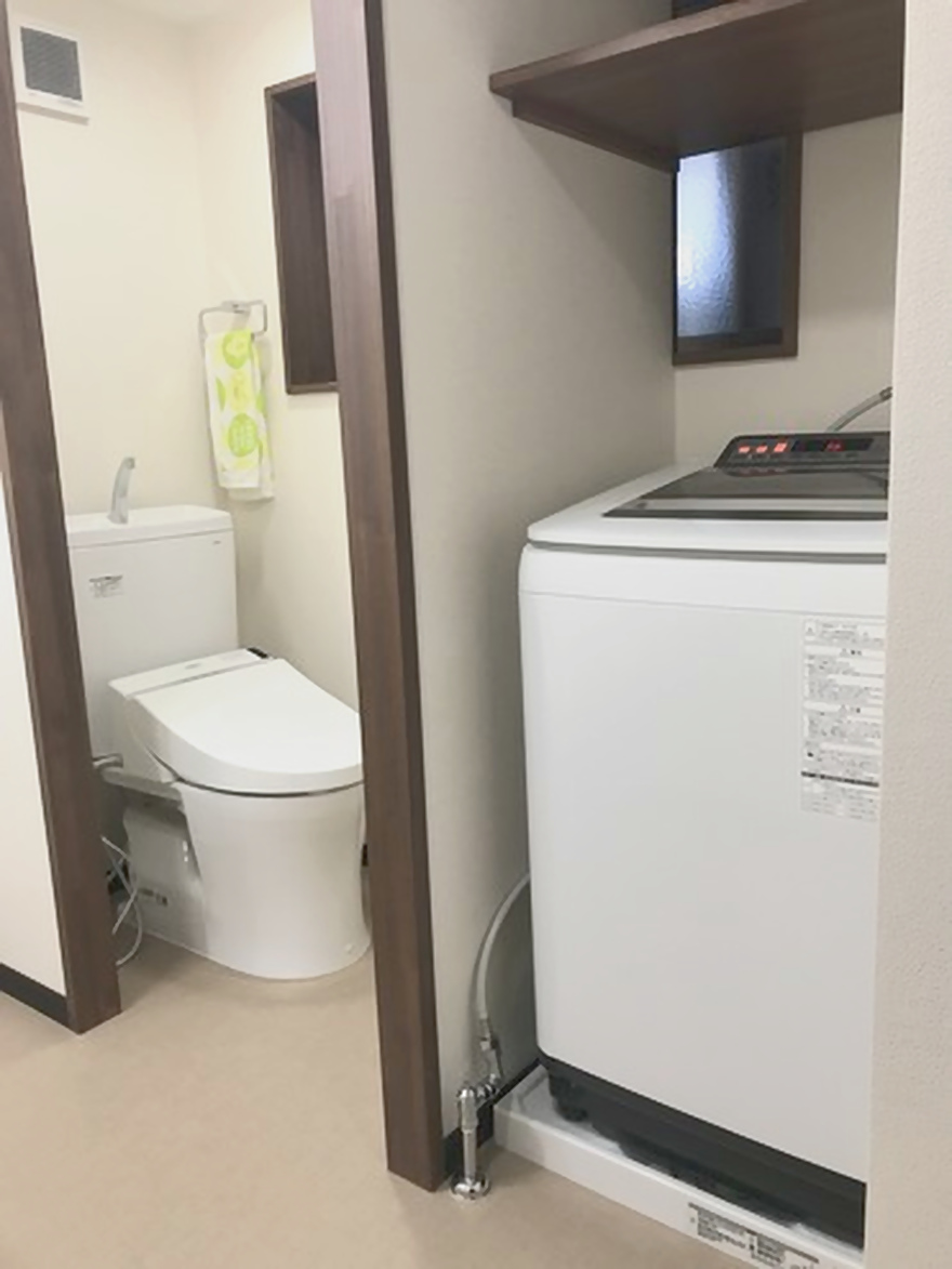 トイレと洗濯機